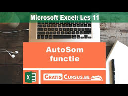 gratis cursus excel